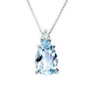 Collana Lunatica Donna in Oro Acquamarina 0.70 Ct CMG750 - CMG750